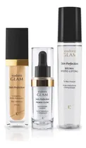 Comprar Base de maquiagem em base Eudora Glam Skin Perfection Eudora Kit Eudora Skin Perfection Glam (4 Itens) Cor 05 - kit de 3 unidades de 100L 20g