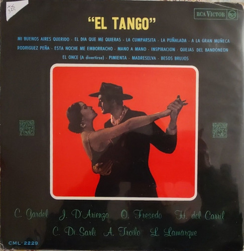 Vinilo Lp De El  Tango (xx329