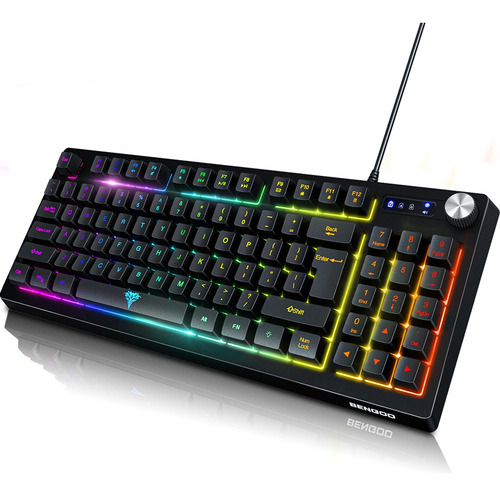 Teclado Con Cable B1 Con Retroiluminación Rgb, 89 Teclas