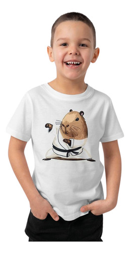 Capibara Karate - Polo Para Niños