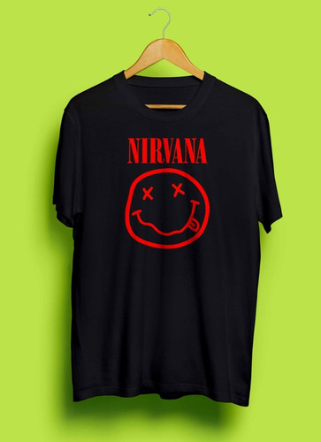 Playera Nirvana Rock Música Grunge Moda Alternativa
