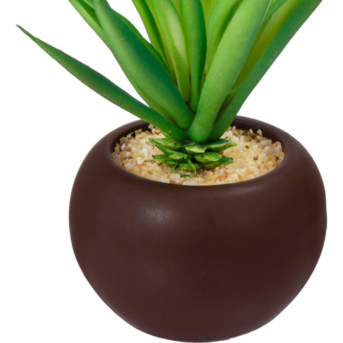 Mygift Mini Plantas Suculentas Artificiales En Maceta, Juego De 3