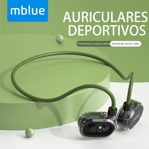 Mblue H02 Auriculares Deportivos Bluetooth Colección Estival Compatible con teléfonos Apple y Android