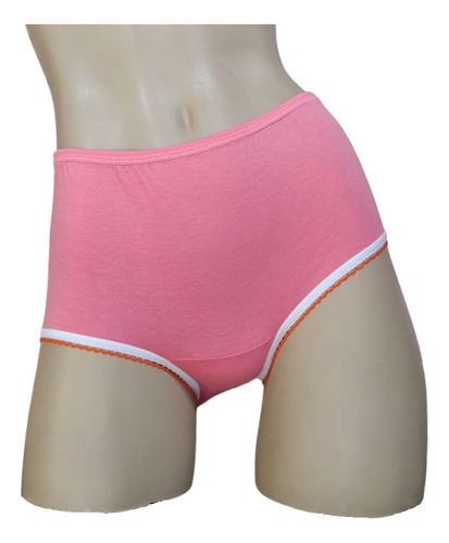Panty Pantaleta Completa Algodón Paquete 2 Piezas Mujer 6052