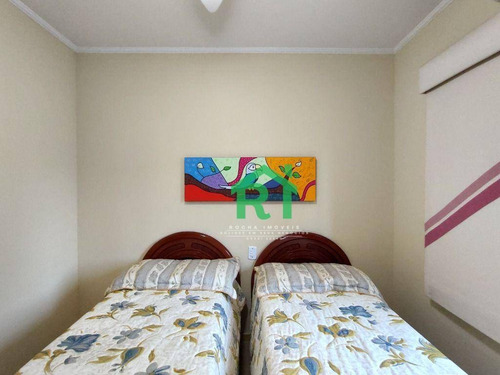 Imagem 13 de 24 de Apartamento Na Praia, Vista Para O Mar, 3 Dormitórios, Sendo 1 Suíte, 3 Sacadas, 2 Vagas De Garagem, Lazer Completo, Pitangueiras - Guarujá/sp - Fl0067