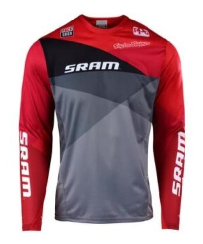 Tricota Jersey Polera Sram Rock Shox Mtb Enduro Ciclismo Tld