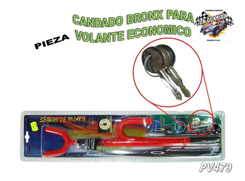 Candado De Volante Bronx Economico Pv479