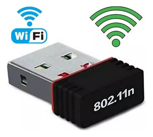 Mini Adaptador Receptor Wifi Usb 2.0 802.11n 300 Mbps