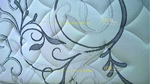Imagen 6 de 8 de Suavestar Resorte Perseus - Blanco/Gris - 2 1/2 plazas - 190 cm - 140 cm - 31 cm (Incluye: Con pillow)