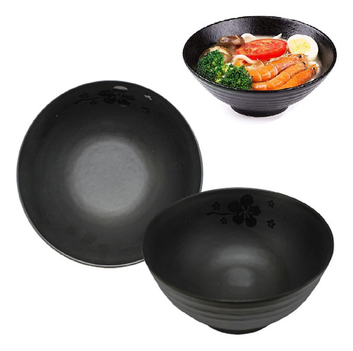 Bowl Cumbuca Japonesa 1500ml Tigela Oriental Sushi Melamina