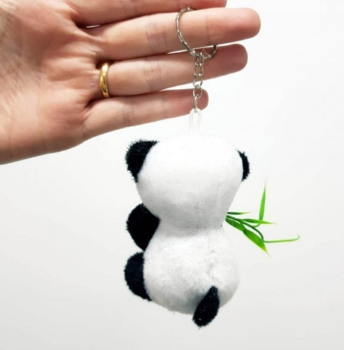 15 Mini Chaveiro Urso Panda 8cm - Lembranças Lembrancinhas