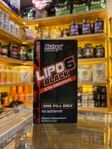 Nutrex Lipo 6 Black | 60 Servicios