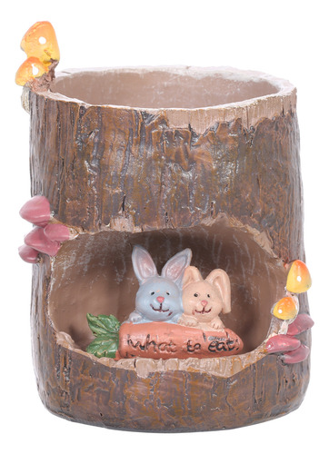 Regalo Artesanal De Resina Para Suculentas, Plantas, Tocones