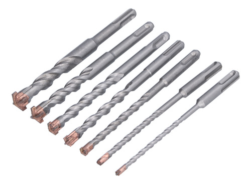 Juego De 7 Brocas De Carburo Cementado De 3/8 Pulgadas