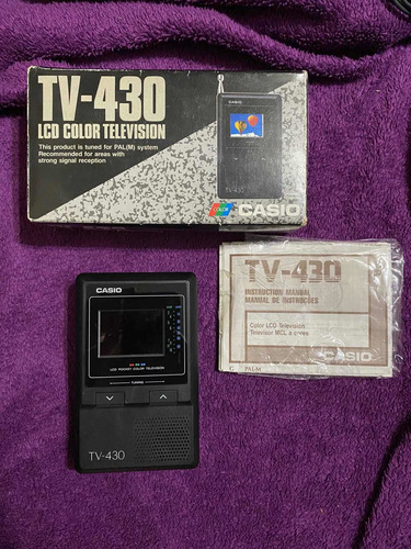 Imagem 1 de 5 de Tv-430 Lcd Color Television Casio