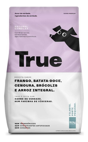 Ração Seca True Para Cães Filhotes Raças Pequenas - 10,1 Kg