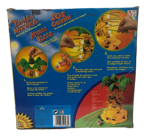 Juego De Mesa Monos Locos Mattel (Usado)
