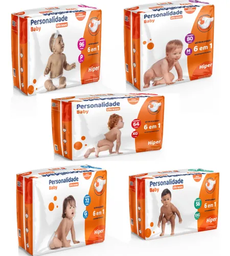 Fralda Personalidade Baby Ultrasec Hiper