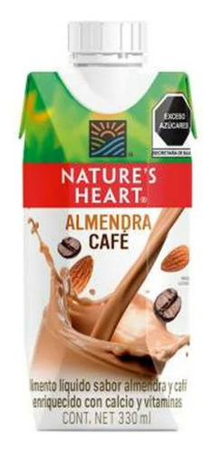 Alimento Bebida Nature's Heart Sabor Almendra Y Café 330 Ml