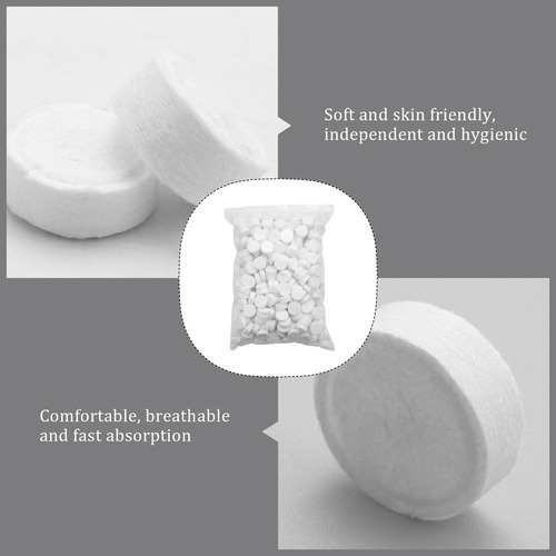 500 Unidades De Papel Desechable Comprimido For Toallas