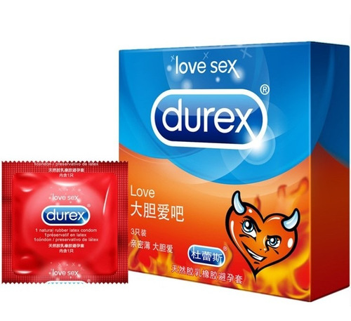 Imagen 1 de 1 de Condones Ultrasensitivos Durex 3 Unds