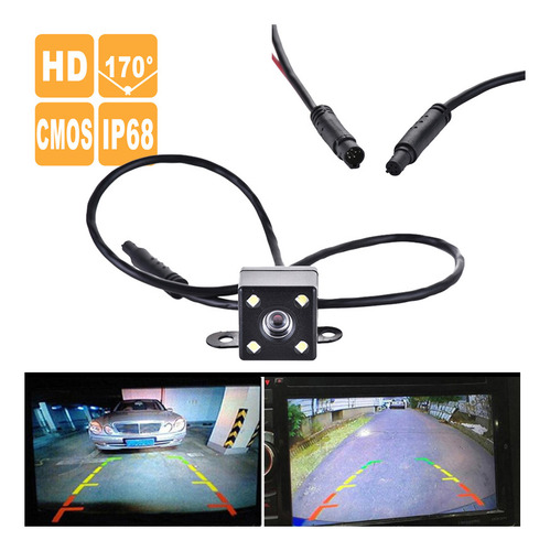 1 Cámara De Visión Trasera De Coche De 5 Pines De 170 G.