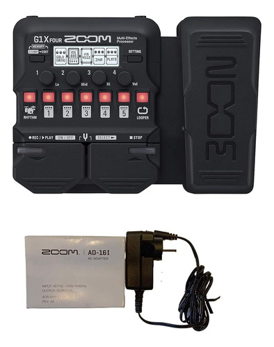 Procesador Multiefectos Zoom G1x Four Con Pedal De Expresión