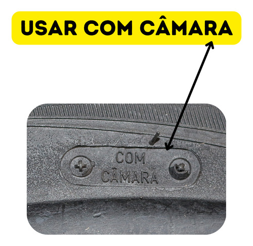 Pneu Par 80/100-14 60/100-17 Pop Crypton 115 Moby C/ Camara