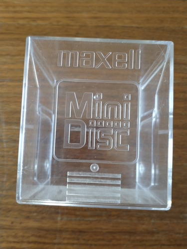 Caja Plástica - Minidiscs - Maxell - 10 Unidades - Vintage