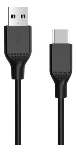 Cable De Datos Tipo C A Usb 2.1a De 1 Metro Color Negro