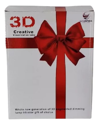 Luz De Noche 3d Con Plumones Estructura Blanco Pantalla Transparente