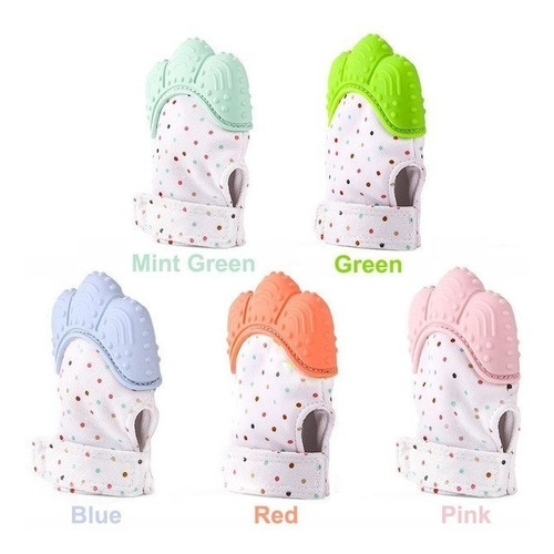 Imagen 2 de 2 de 20 Guantes Para Morder Mordedera Bebé Guante Dentición.