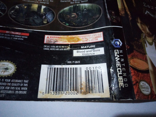 Resident Evil 0 Gamecube Usado