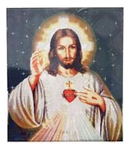 Arte Diamante Sagrado Corazon 40x50cm