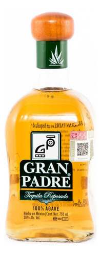 Caja De 6 Tequila Gran Padre Reposado 750 Ml