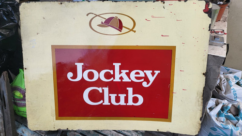 Cartel De Cigarrillos Jockey Club 94x67 - No Es Enlozado Londres (Usado)