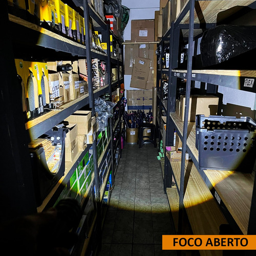 Lanterna Led W100 10.000 Lumens Ajustavel Bateria Digital