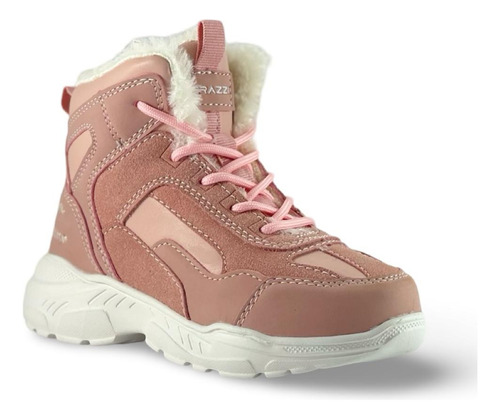 Botín / Zapatilla Outdoor Forro Térmico Pink Niña Verazzi