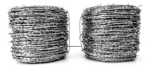 2 Rollos Alambre De Púas C-15.5 - 600 M Alta Resistencia