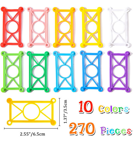 Rainbow Toyfrog Snap-n-twist Bloques De Construcción - 27...