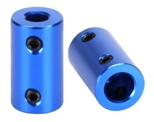 Cople Rigido 5x8 Mm Azul Acople Cnc Ejes Xyz 3d Turbo Laser