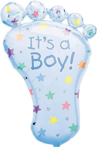 Anagram Internacional Pie Forma It's A Boy Foil, 32,  Multic