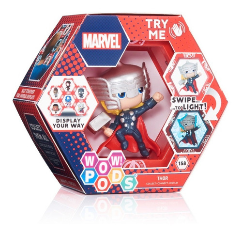 Wow Pods Marvel Figura Thor Coleccionable Interactiva