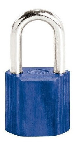 Candado Largo No.9 Lock® 38mm Cuerpo D Hierro Llave Estándar Color Azul