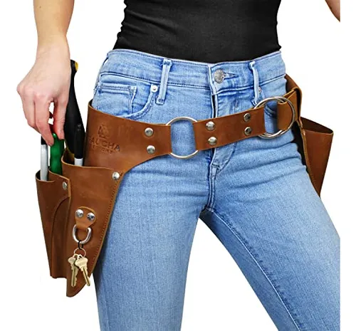 Cinturón De Cuero Para Herramientas De Jardín Para Mujer, Re