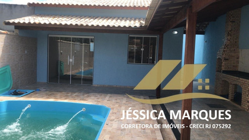 Imagem 9 de 12 de Casa 2 Quartos, Área Gourmet E Piscina Em Unamar - Jmc80