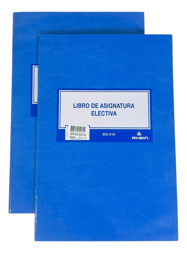 Cuaderno Libro De Clases Asignatura Electiva Rhein 355.518
