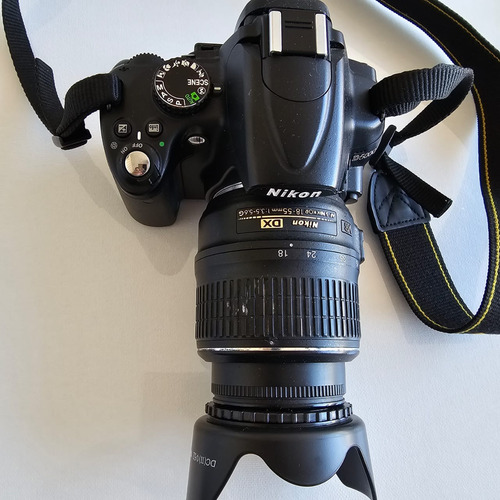  Camara Nikon D5000 Dslr Color Negro