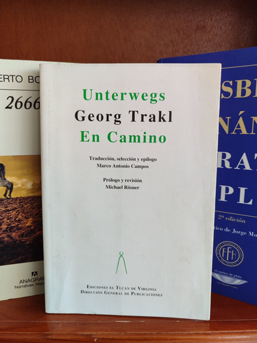 Georg Trakl - En Camino - Edición Bilingüe - Libro