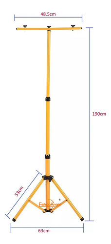 Soporte Base Atril Trípode Foco Led Emergencia